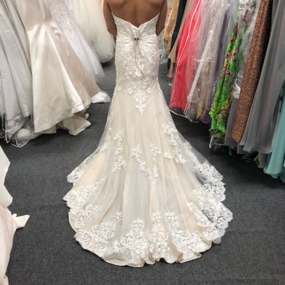 Private collection wedding dress. New with tags - Picture 3 of 5